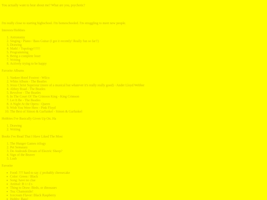 aboutme screenshot