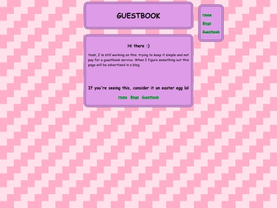 Guestbook screenshot