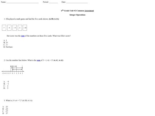 Math/6th/6MU2A screenshot