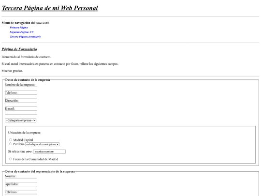 paginaFormulario screenshot