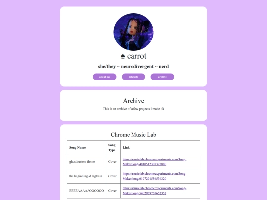 archive screenshot