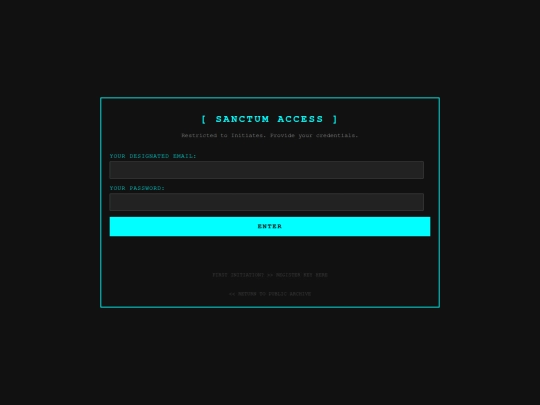 login screenshot