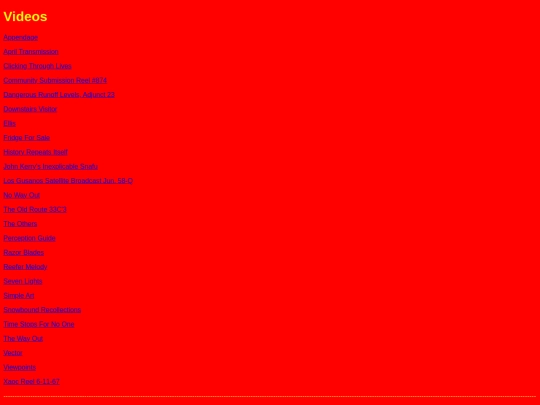 Videos screenshot