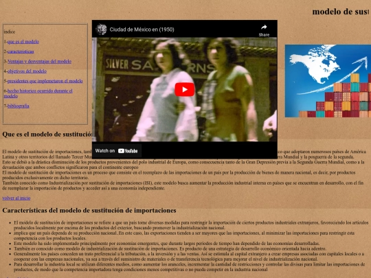 proyecto/modelo de sustitucion de imporaciones screenshot