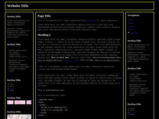index screenshot