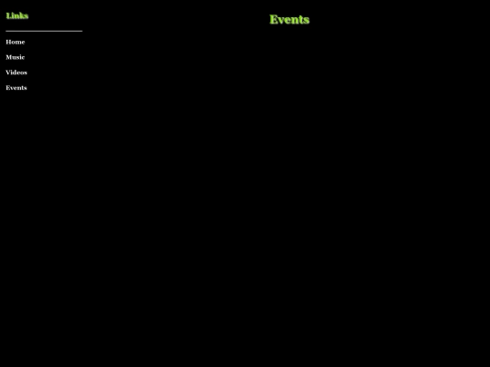 events screenshot