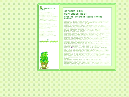 blog screenshot