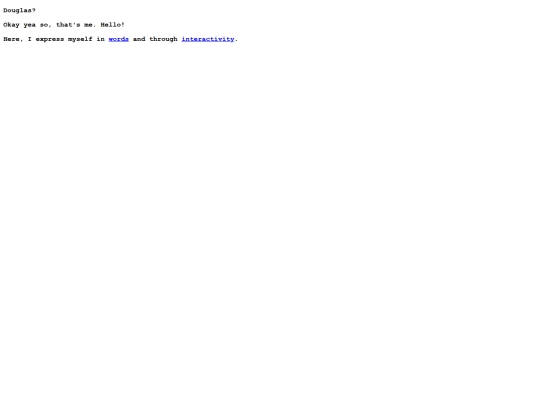 douglas screenshot