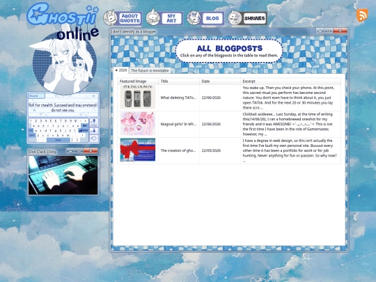 blog screenshot