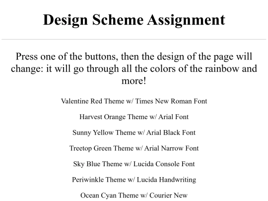 DesignSchemeAssignment screenshot