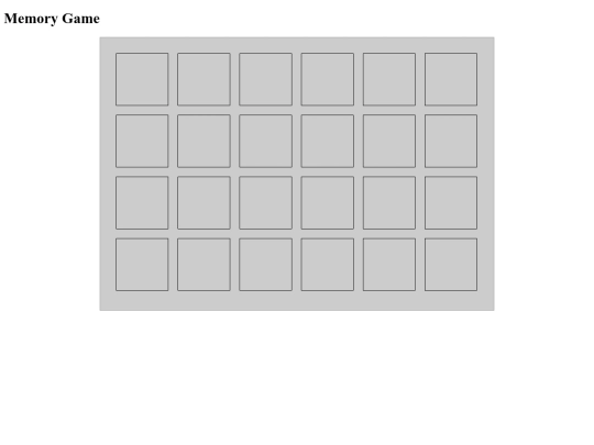 MemoryGame screenshot
