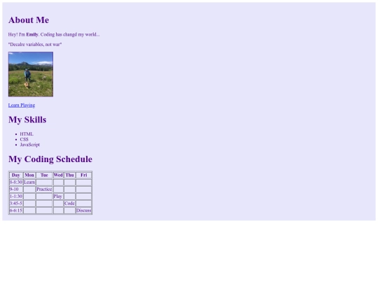 MyBlog screenshot