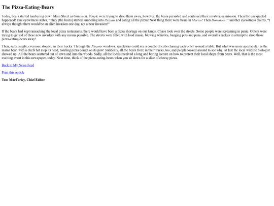 NewsStory screenshot