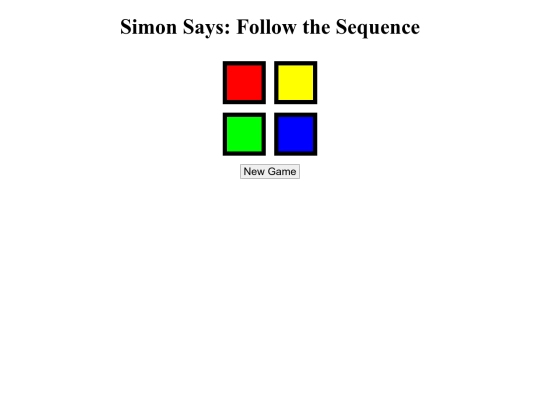 SimonSays screenshot