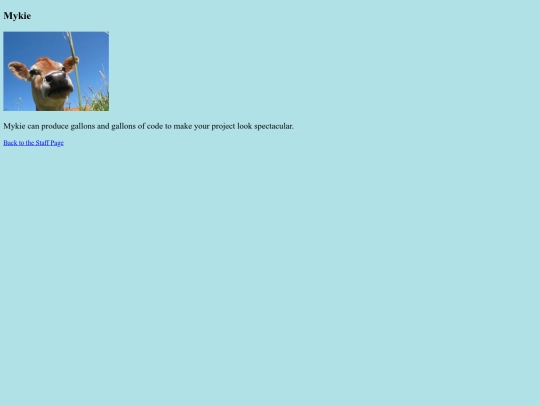 StaffPageAssignmennt_file/StaffMember6-Cow screenshot