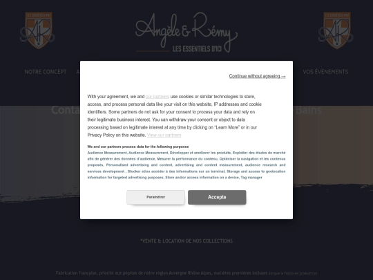 contactez-nous screenshot