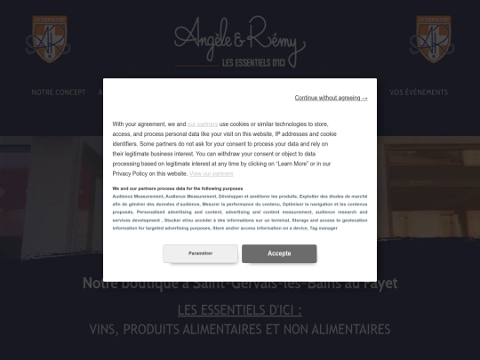 notre-boutique screenshot