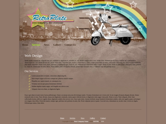 services screenshot