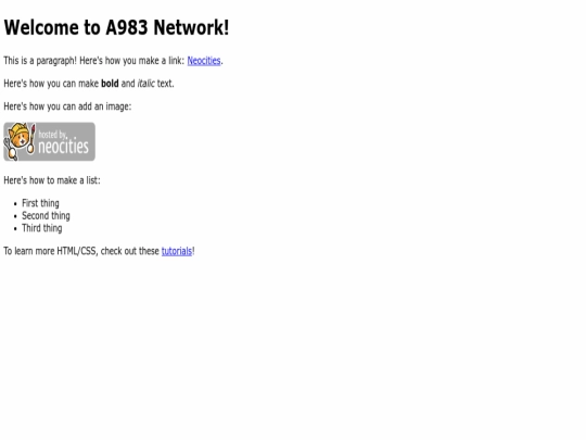 index screenshot