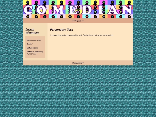 personalitytest screenshot