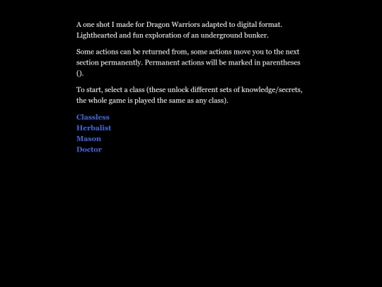 pages/OtherPages/TextAdventures/Hidden Bunker screenshot