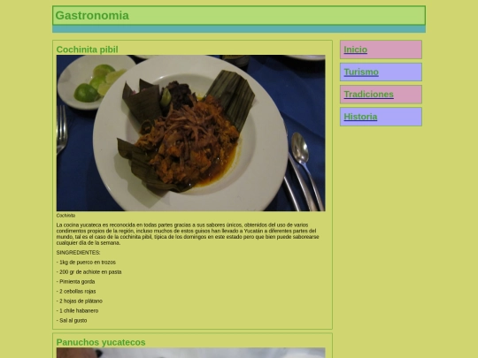 comunidad 3.2/gastronomia screenshot