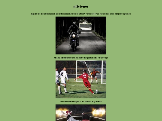cv/aficiones screenshot