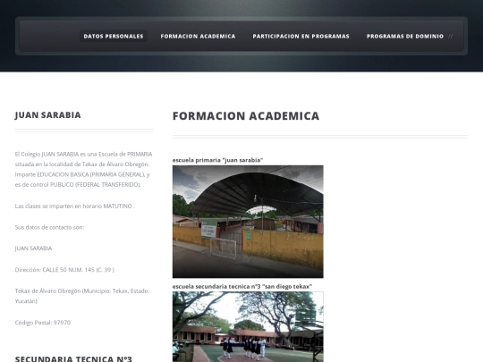 maestra cinthia huitzil/left-sidebar screenshot