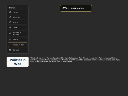 politicsnwar screenshot