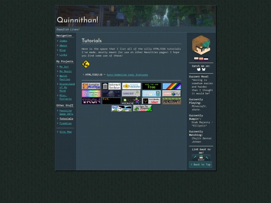 tutorials screenshot