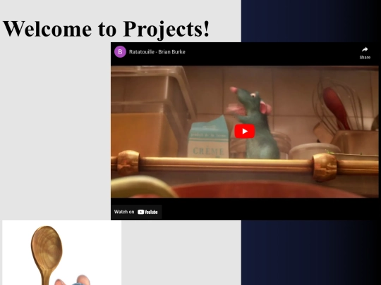 projects screenshot