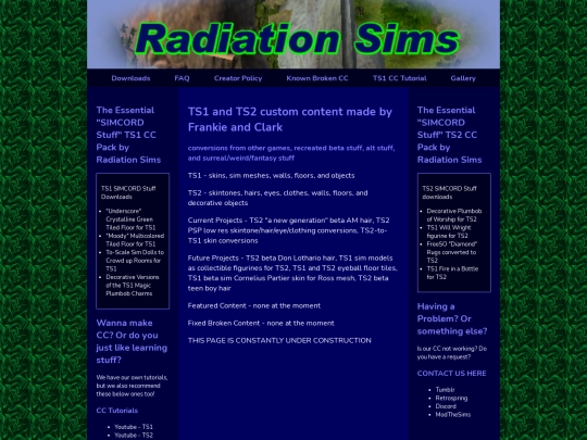 radiationsims screenshot