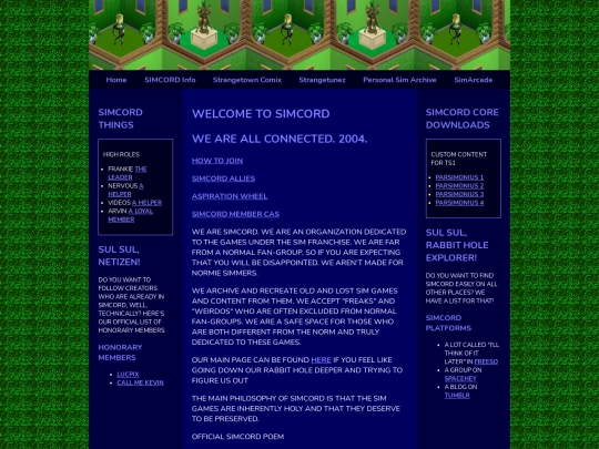 simcordinfo screenshot