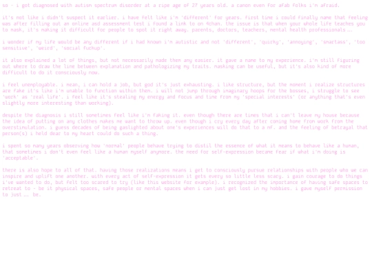 writings/autism screenshot