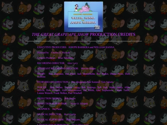 grapemumb/grapeape_credits screenshot