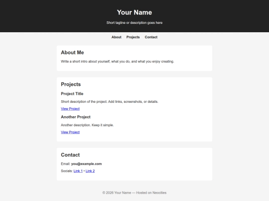 index screenshot