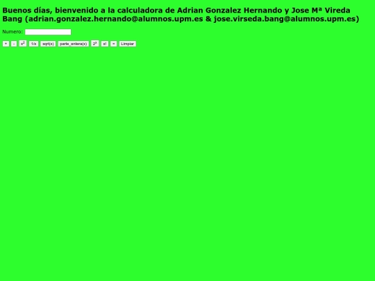 calculadora screenshot