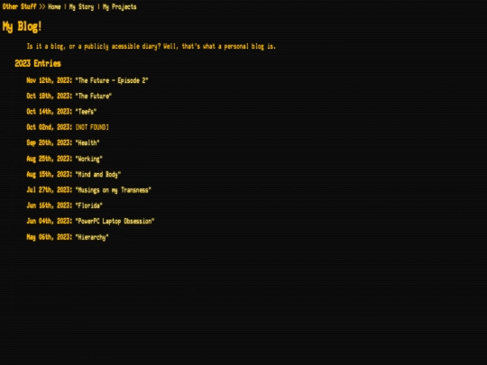 my_blog screenshot