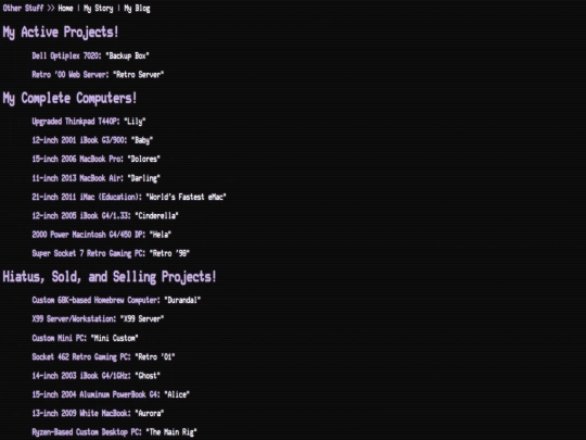 my_projects screenshot