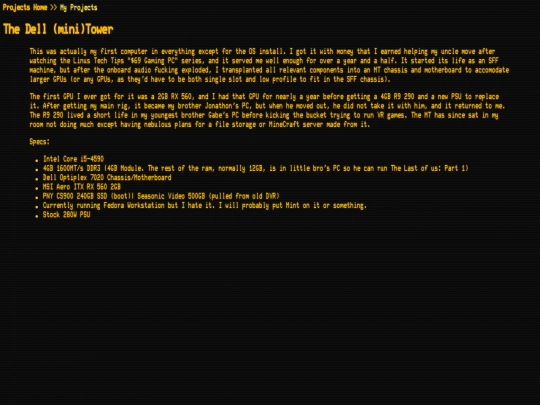 projects/Dell_MT screenshot