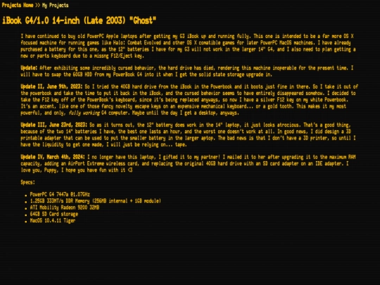projects/Ghost screenshot