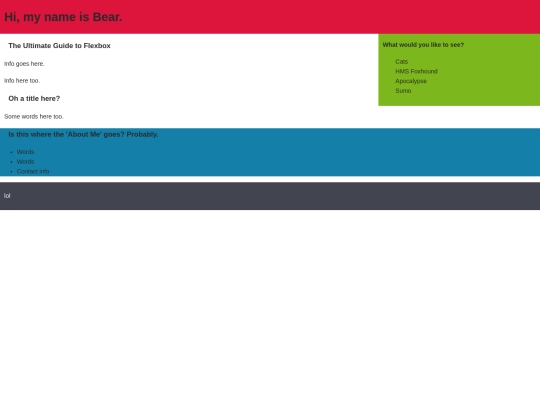 index screenshot