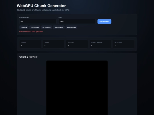 webgputest screenshot