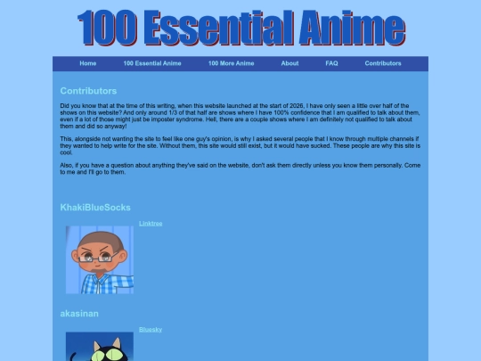 contributors screenshot