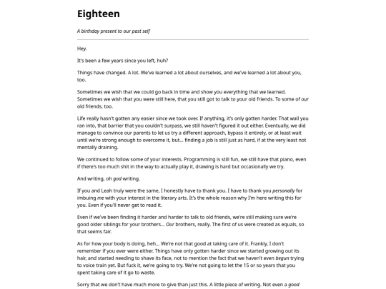 writing/eighteen screenshot