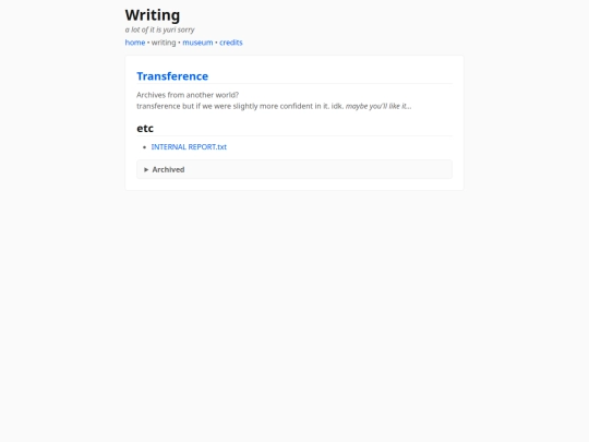 writing screenshot