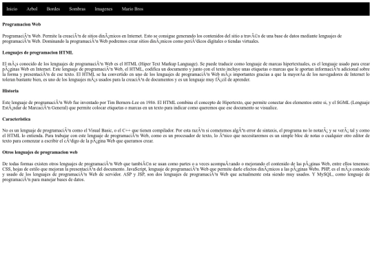 Primer Prueba - Sitio Web/Práctica HTML5-20190528/Index screenshot
