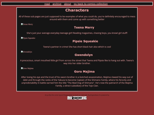 comic/ndd/characters screenshot