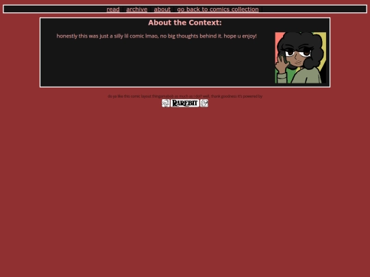 comic/sutc/about screenshot