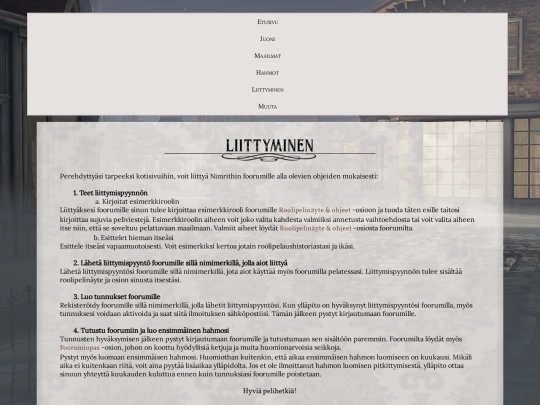 liittyminen screenshot